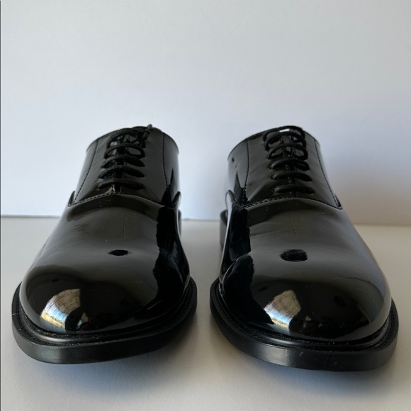 Zara Men's Glossy Black Dress Shoes - Picture 10 of 16